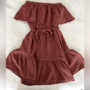 Anthropologie Strapless Mini - Size Small